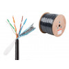 Кабель витая пара F/UTP Cat5E 4х2х24AWG (0.51мм) 305м, медь, наруж. (PE) Юпитер