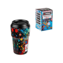 Термокружка, 450 мл, нержавеющая сталь, fun splash, серия 3D, PERFECTO LINEA