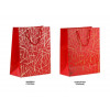 Пакет подарочный с ручками, 32х26х12 см., красный, серия Emma, PERFECTO LINEA