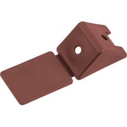 Уголок мебельный пласт. красное дерево (4 шт в зип-локе) STARFIX