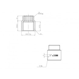 Удлинитель 1" вн.-нар. х 30 мм, AV Engineering (инд. упак.)