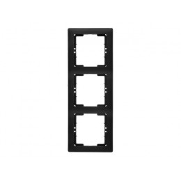 Рамка 3-ая вертикальная черная, DARIA, MUTLUSAN