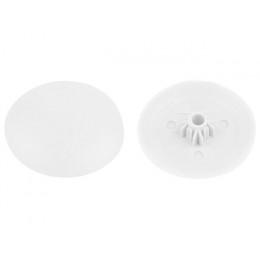 Заглушка для самореза PH2, декоративная белая (50 шт в зип-локе) STARFIX