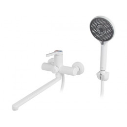 Смеситель для ванны (Lt) D35, серия Lotus белый, a-five