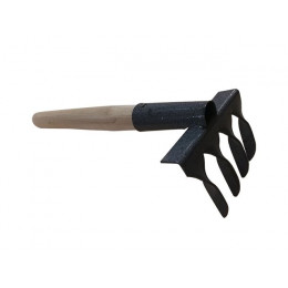 Грабли мет. витые 4 зуб. с дер.черенком 370мм