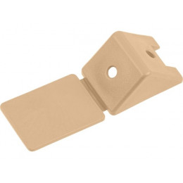 Уголок мебельный пласт. светло-бежевый (4 шт в зип-локе) STARFIX