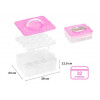 Контейнер для хранения яиц, 32 ячейки, розовый, PERFECTO LINEA