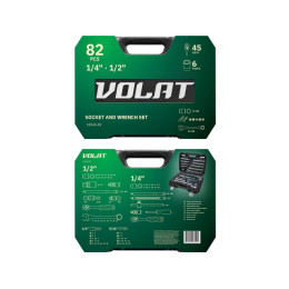 Набор головок и ключей 82пр. ВОЛАТ