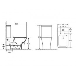Унитаз-компакт AV Engineering, CASTELLO