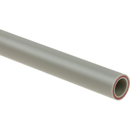 Труба ПП стекловолокно 25х3,5 PN20 SDR7,4 сер. 2м AV Engineering