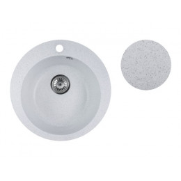 Мойка кухонная из искусственного камня POINT олово 495х495 мм, AV Engineering