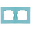 Рамка 2-ая горизонтальная синяя, RITA, MUTLUSAN
