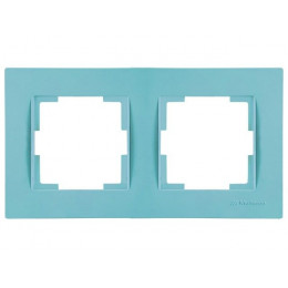 Рамка 2-ая горизонтальная синяя, RITA, MUTLUSAN