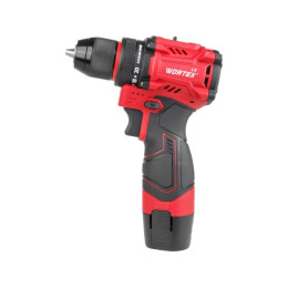 Аккум. дрель-шуруповерт WORTEX LX BD 1220 DLi 12В, 30 Нм, 2*1.5 Ач, патрон 10 мм, бесщёт.