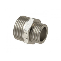 Ниппель ред. 1 1/2" нар. х 1" нар. никел., РТП