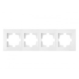 Рамка 4-местная белая, Стиль новый, Bylectrica