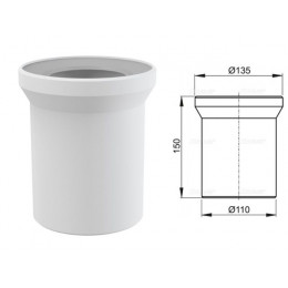 Насадка для унитаза 150 мм, Alcaplast