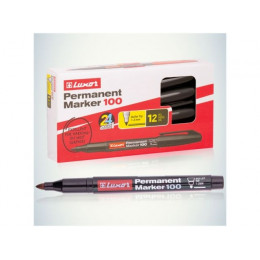 Маркер промышл. перманентный фетровый черный LUXOR 100