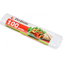 Мешки фасовочные для пищевых продуктов, 100 шт., "для завтраков", PERFECTO LINEA