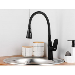 Смеситель для кухни D35, серия  710 черный ECONOCE
