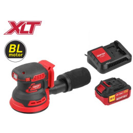 Аккум. эксцентриковая шлифмашина WORTEX COS 1218 E в кор. ALL1 XLT c акб и з/у в кор. БЕСЩЁТ., 18В,
