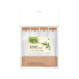 Набор для специй 4 шт, Rosemary, на деревянной подставке, натуральный, SUGAR&SPICE