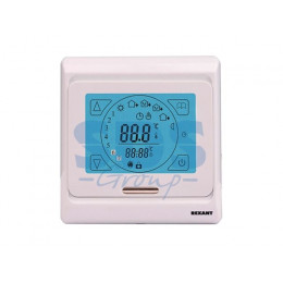 Терморегулятор сенсорный с автоматическим программированием R91XT белый REXANT