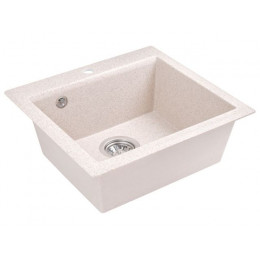 Мойка кухонная из искусственного камня SOLO песочный 500х460 мм, AV Engineering