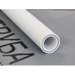 Труба ПП алюм. 20х3,4 PN25 бел. 4м РТП