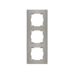 Рамка 3-ая вертикальная титан, RITA, MUTLUSAN