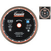 Алмазный круг 230х22 мм по керамике сплошн. тонкий GEPARD