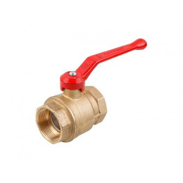 Кран шаровый 1 1/2" вн.-вн. ручка PN1,6 МПа, 11Б27п5, Цветлит