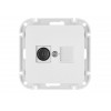Розетка 1-ая телевизионная (скрытая) белая, Astrum, BYLECTRICA