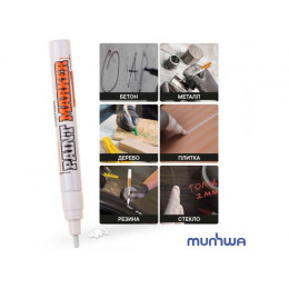 Маркер-краска промышленный белый MUNHWA INDUSTRIAL