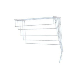 Сушилка для белья потолочная алюминиевая 1,5 м, 5 стержней,  белая, PERFECTO LINEA