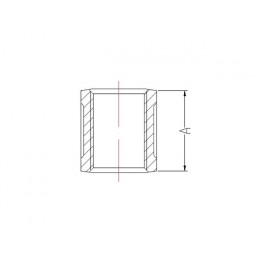 Муфта 3/4" вн.-вн. чугун оцинк., (2 шт. инд. упак.),  AV Engineering