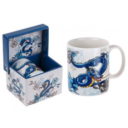 Кружка керамическая, в кор., 360 мл., BLUE DRAGON-3, PERFECTO LINEA