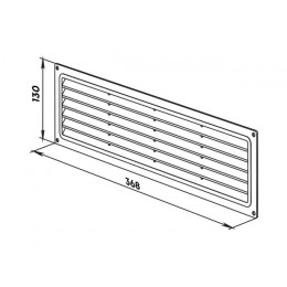Решетка вентиляционная Long 35 ZERNBERG