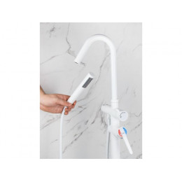 Смеситель для ванны (Lt) D35, серия Lotus белый, a-five