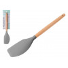 Лопатка силиконовая, 32 х 6 см, EcoVillage, серая, PERFECTO LINEA