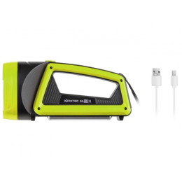 Фонарь светодиодный аккум. 5Вт+5Вт (зел.) ЮПИТЕР