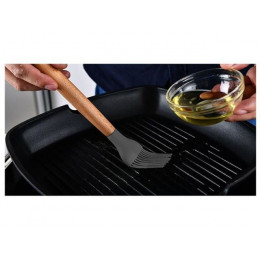 Кисточка силиконовая, EcoVillage, серая, PERFECTO LINEA