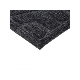 Коврик придверный рельефный, Greek, 40х60 см, серый, VORTEX