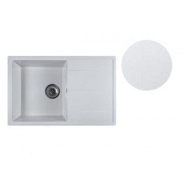 Мойка кухонная из искусственного камня BENEFIT белый 730х470 мм, AV Engineering