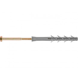 Дюбель рамный(фасадный) TSX-S 10х140 мм нейлон, потай, с шурупом (40 шт в уп.) ТК