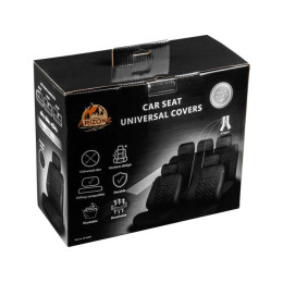 Чехлы на сиденья автомобиля универсальные, полиэстер, серые, ARIZONE