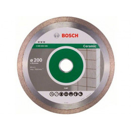 Алмазный круг 200х25.4 мм по керамике сплошн. BEST FOR CERAMIC BOSCH