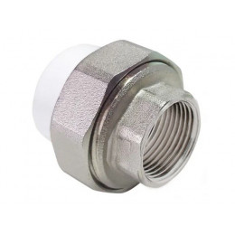 Американка ПП (усил.) вн. 20х1/2", бел. РТП