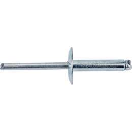 Заклепка вытяжная с увеличенным полем 4.8х21х16 мм сталь/сталь, цинк (250 шт в карт. уп.) STARFIX