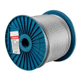 Трос стальной, оцинк. М6 DIN 3055 (бухта 100 м) STARFIX